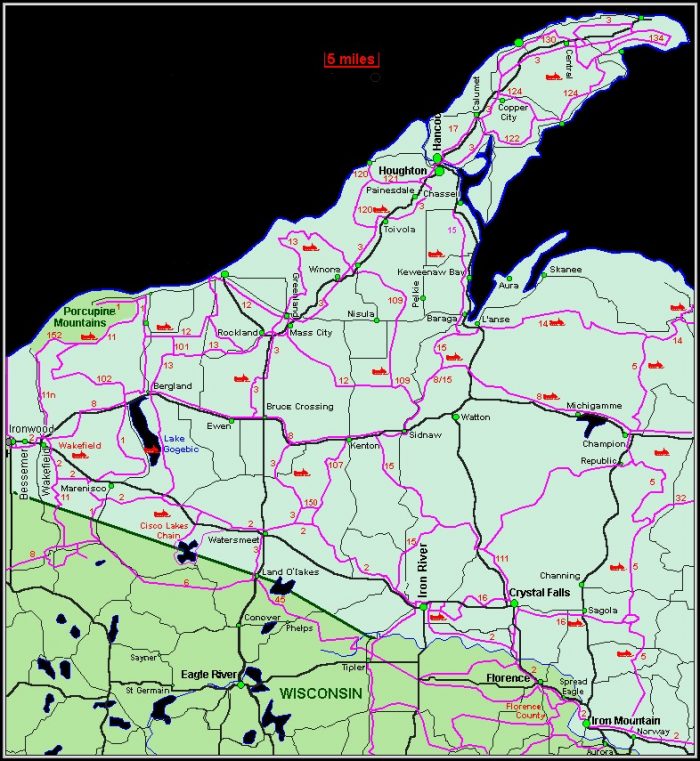 Snowmobile Trail Maps Upper Peninsula Michigan Snowmobile Trail Maps Upper Peninsula Michigan