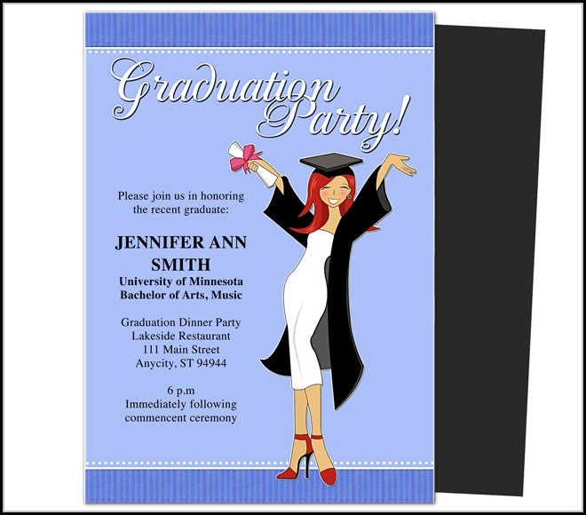Templates For Graduation Party Invitations Templates For Graduation Party Invitations