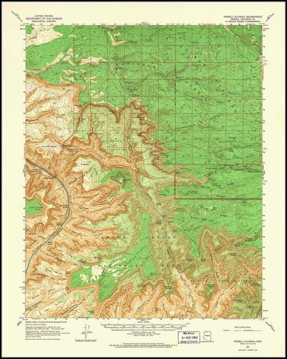 Topographical Map Of Arizona Topographical Map Of Arizona