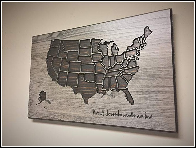 United States Map Wall Art United States Map Wall Art