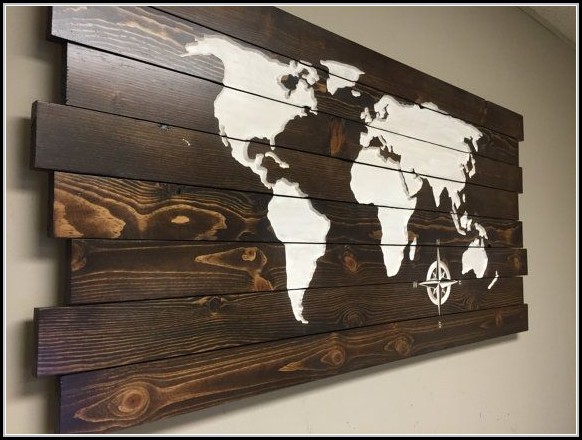 Wooden World Map Wall Decor Wooden World Map Wall Decor