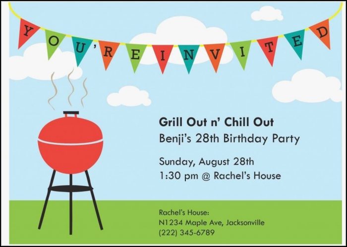 Bbq Party Invitation Templates Free Bbq Party Invitation Templates Free