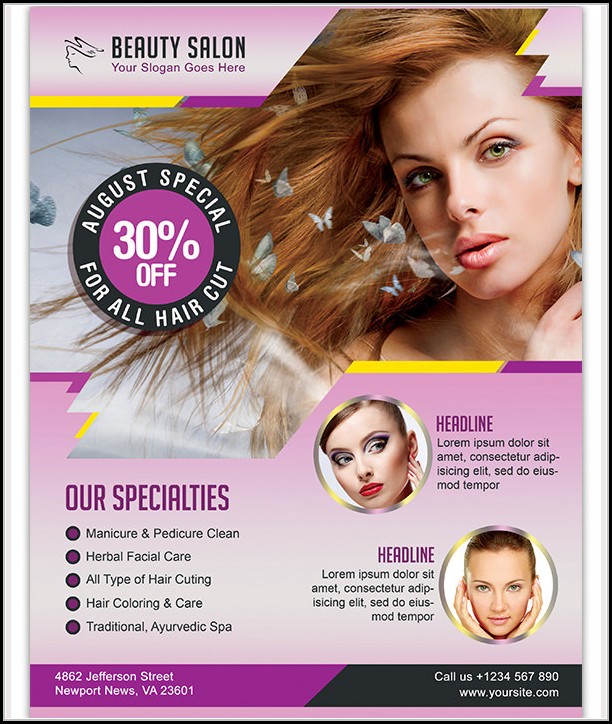 Beauty Parlour Brochure Templates Free Download Beauty Parlour Brochure Templates Free Download