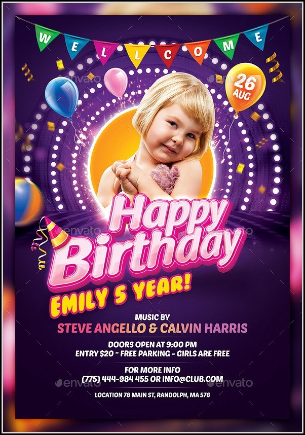 Birthday Flyer Templates For Microsoft Word Birthday Flyer Templates For Microsoft Word