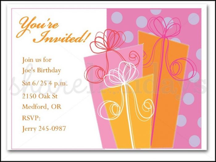 Birthday Invitation Card Template For Adults Birthday Invitation Card Template For Adults