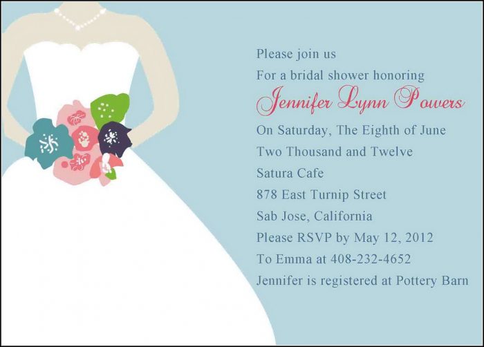 Blank Bridal Shower Invitation Template Blank Bridal Shower Invitation Template