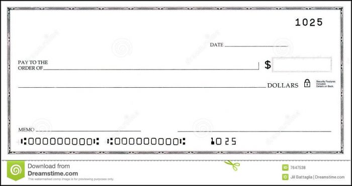 Blank Business Check Template Word Blank Business Check Template Word