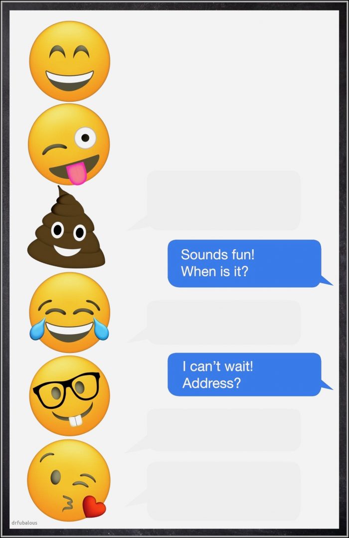 Blank Emoji Invitation Template Blank Emoji Invitation Template