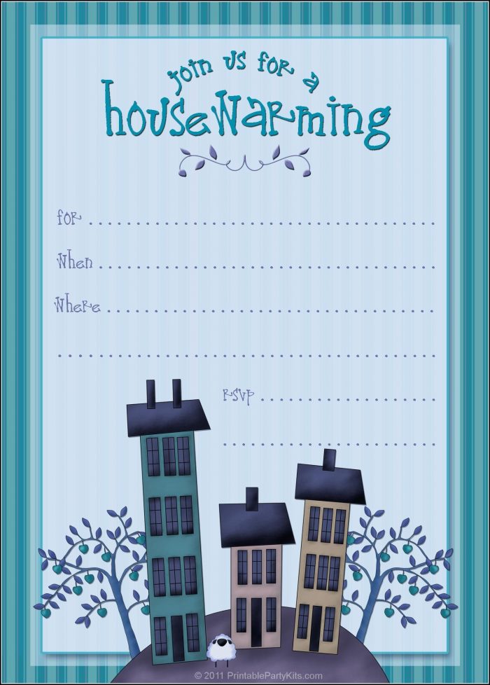 Blank Housewarming Invitation Template Blank Housewarming Invitation Template