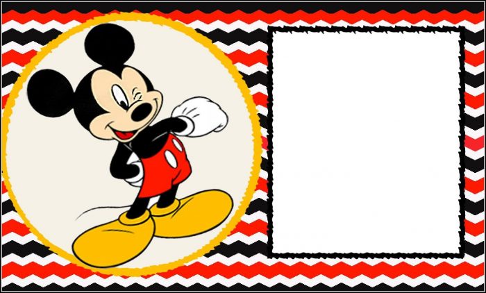 Blank Mickey Mouse Invitation Template Blank Mickey Mouse Invitation Template