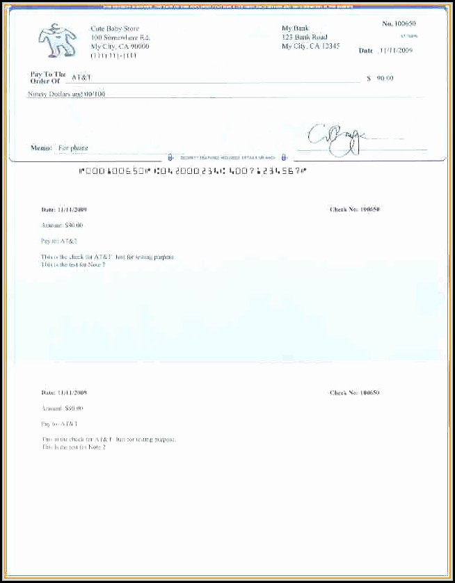 Blank Payroll Check Template Blank Payroll Check Template