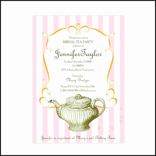 Blank Tea Party Invitation Template Blank Tea Party Invitation Template