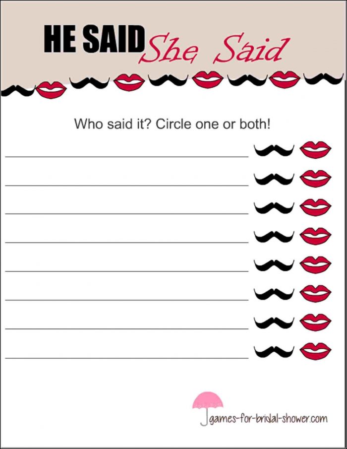 Bridal Shower Games Templates Free Printable Bridal Shower Games Templates Free Printable