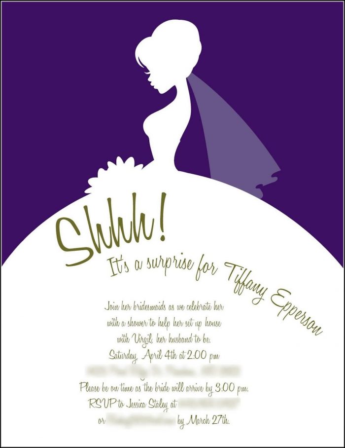 Bridal Shower Invitation Templates Microsoft Word Bridal Shower Invitation Templates Microsoft Word