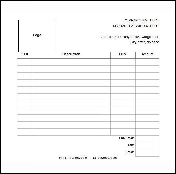 Business Receipt Template Free Business Receipt Template Free
