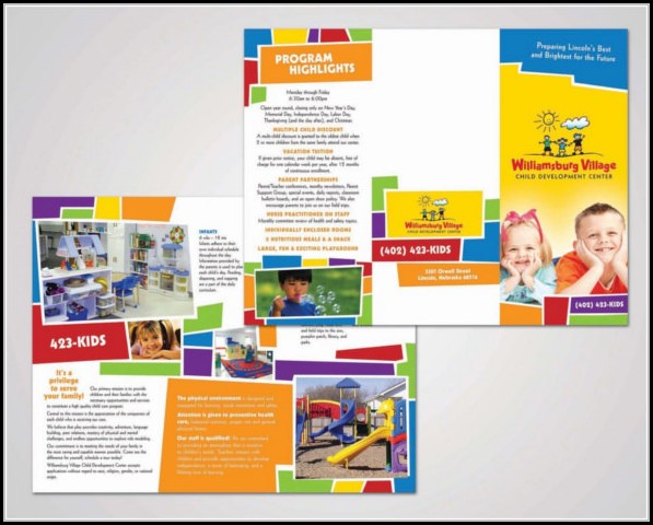 Child Care Brochure Templates Free Download Child Care Brochure Templates Free Download