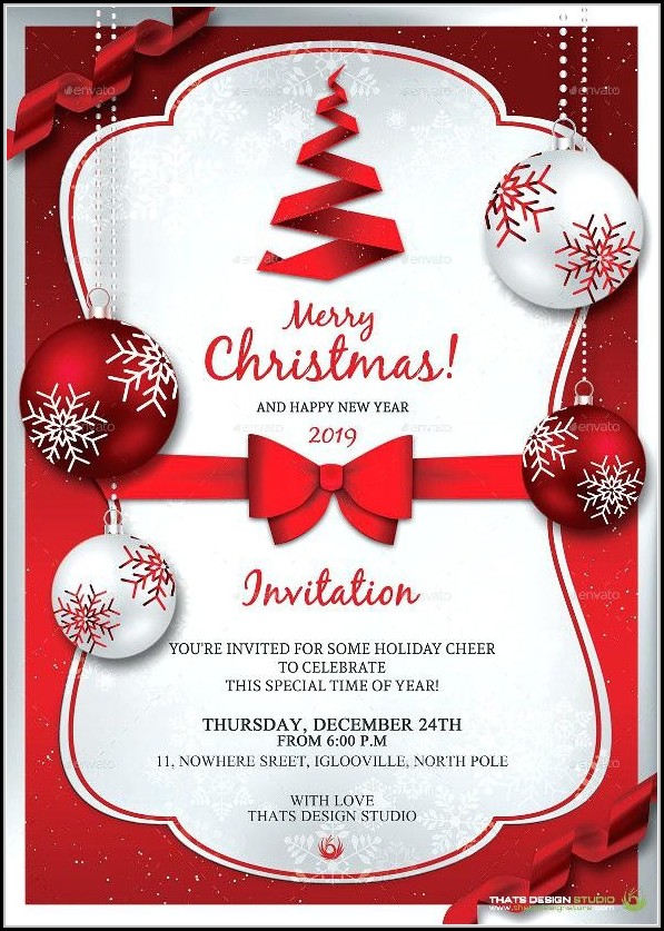 Christmas Invitation Templates Free Download Word Christmas Invitation Templates Free Download Word