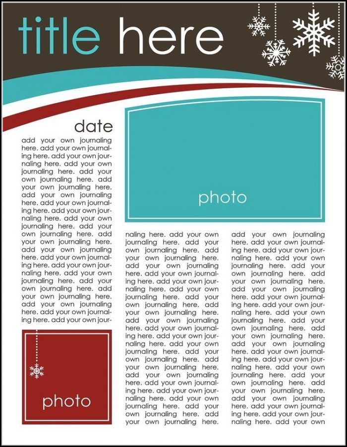 Christmas Newsletter Template Microsoft Word Christmas Newsletter Template Microsoft Word