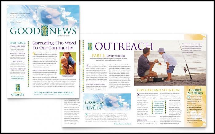 Church Newsletter Templates Microsoft Word Church Newsletter Templates Microsoft Word