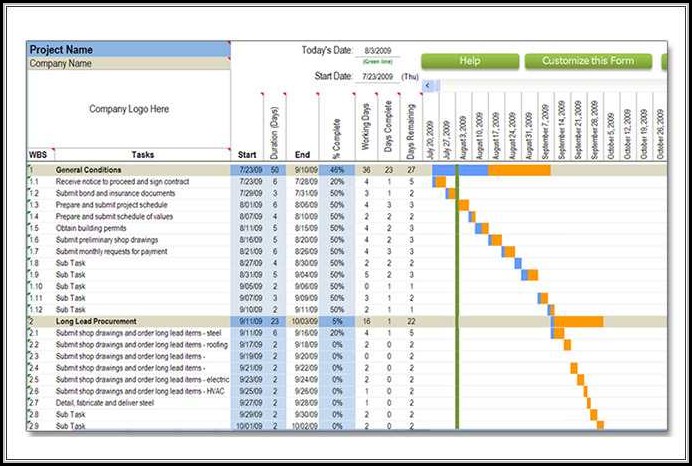 Construction Schedule Template Pdf Construction Schedule Template Pdf