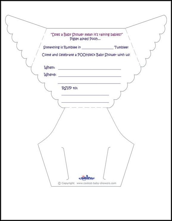 Diaper Invitation Template Free Diaper Invitation Template Free