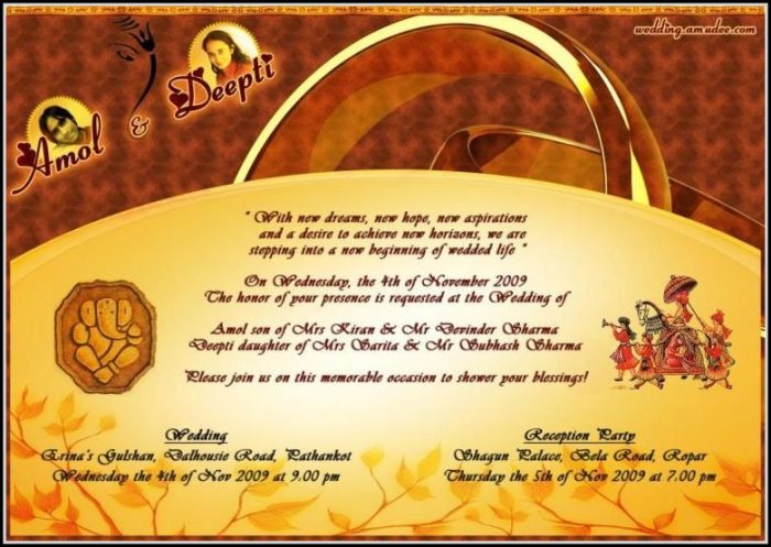 Editable Hindu Wedding Invitation Cards Templates Free Download Editable Hindu Wedding Invitation Cards Templates Free Download