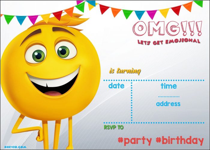 Emoji Invitation Template Free Emoji Invitation Template Free