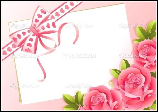 Empty Greeting Card Templates Empty Greeting Card Templates