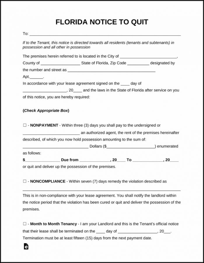 Florida Eviction Forms Free Florida Eviction Forms Free
