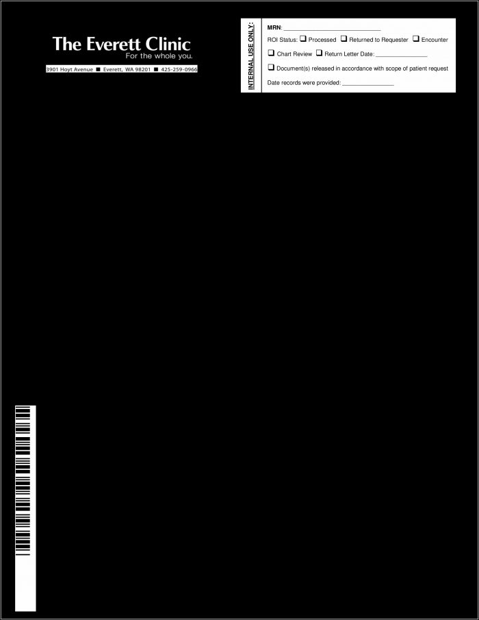 Free Generic Medical Release Form Free Generic Medical Release Form