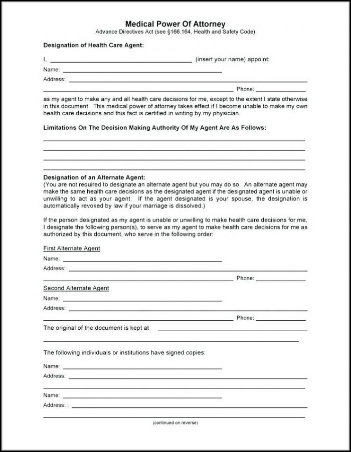 Free Printable Power Of Attorney Forms Canada Free Printable Power Of Attorney Forms Canada