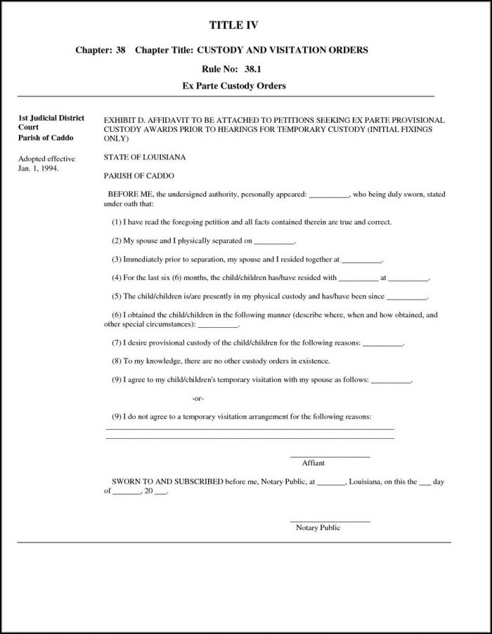 Free Temporary Guardianship Form And Parental Consent Forms Free Temporary Guardianship Form And Parental Consent Forms