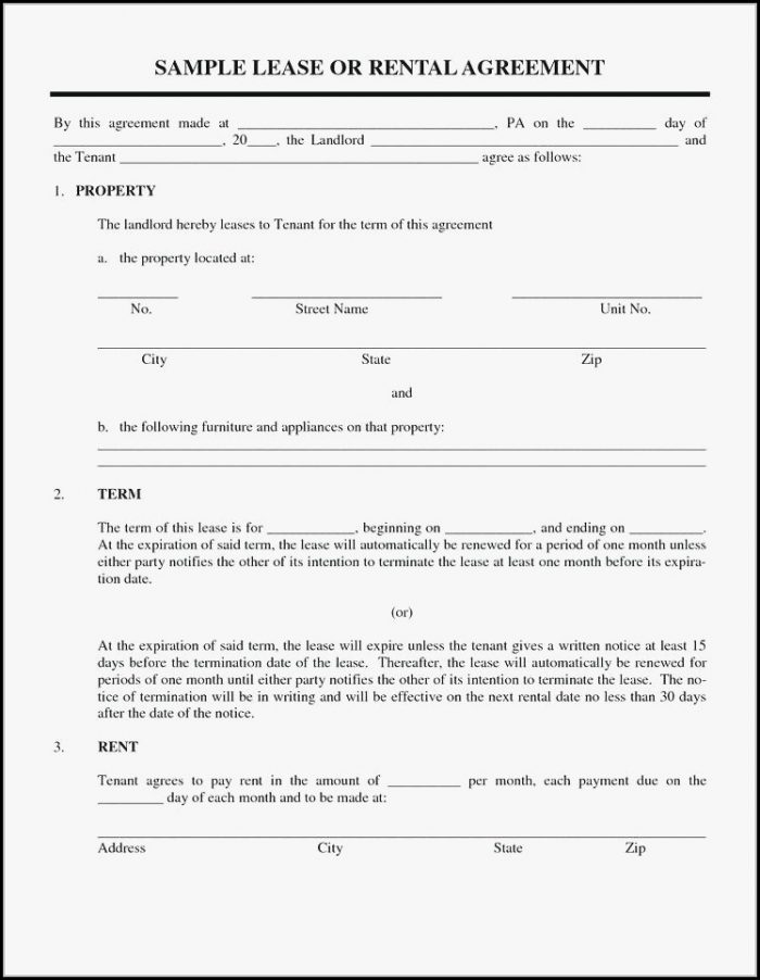 Garage Rental Contract Template Garage Rental Contract Template