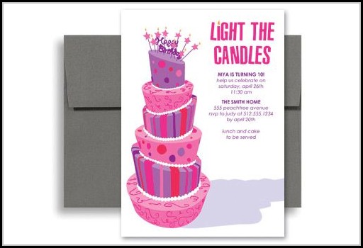 Girls Birthday Party Invitation Template Girls Birthday Party Invitation Template