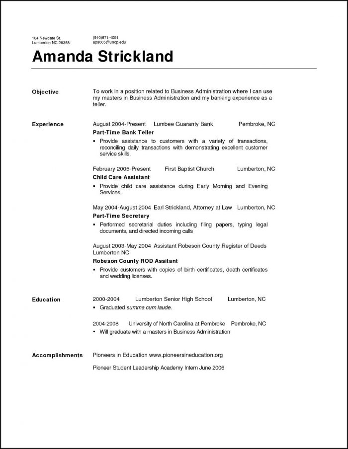 How To Make A Resume For Bank Teller Job How To Make A Resume For Bank Teller Job