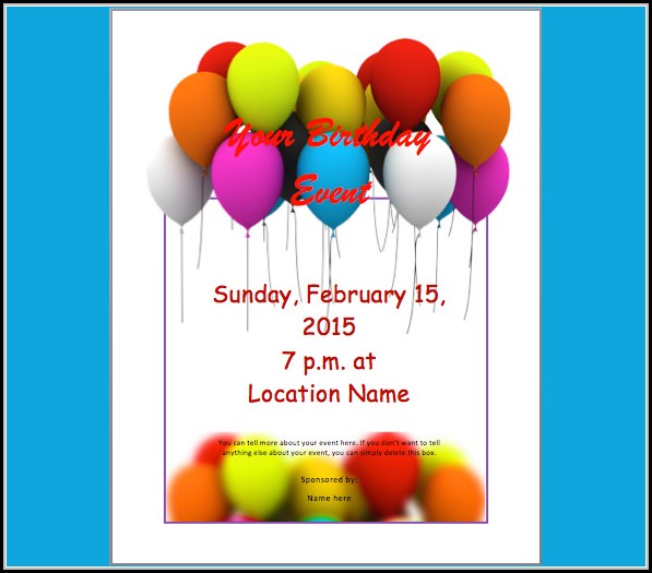 Invitation Flyers Templates Free Invitation Flyers Templates Free