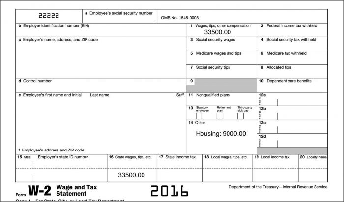 Irs W2 Forms 2016 Irs W2 Forms 2016