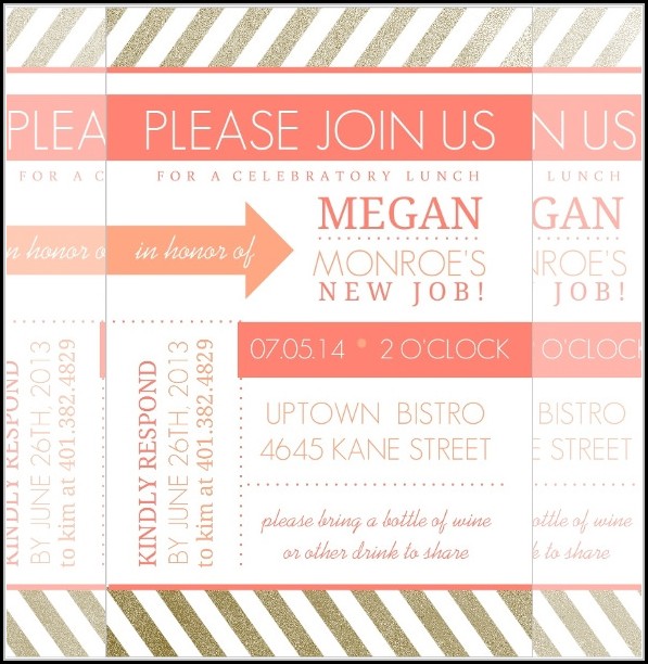 Lunch Invitation Template Free Lunch Invitation Template Free