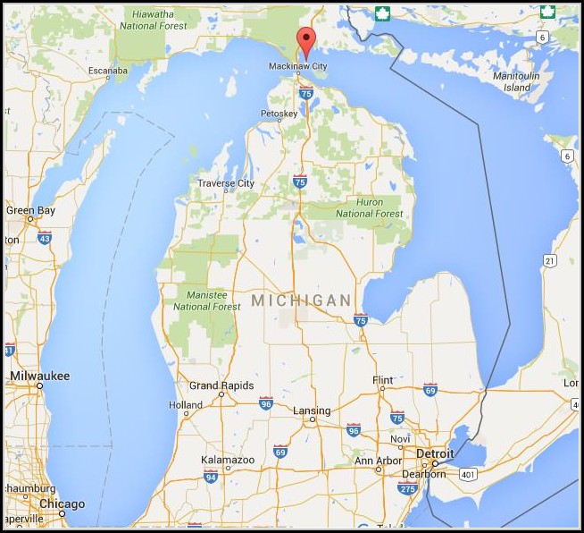 Mackinac Island Michigan Map Mackinac Island Michigan Map