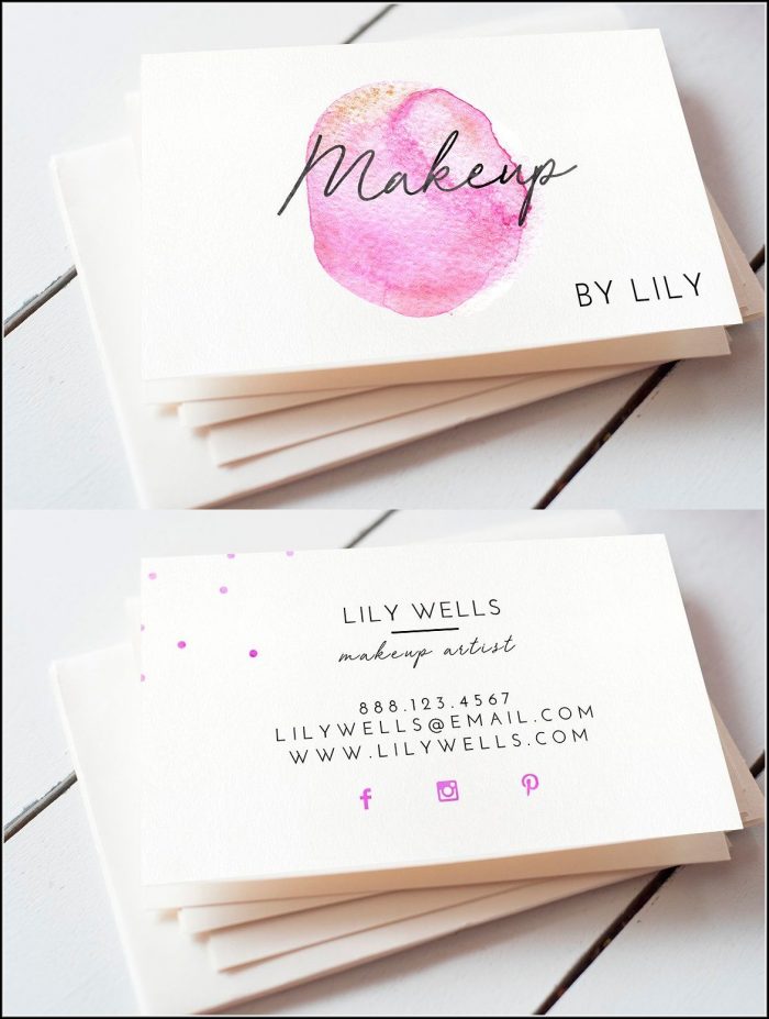 Makeup Artist Business Card Template Psd Makeup Artist Business Card Template Psd