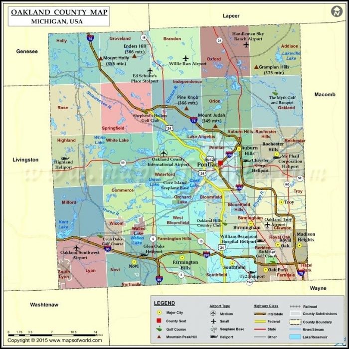 Map Of Macomb County Mi With Cities Map Of Macomb County Mi With Cities