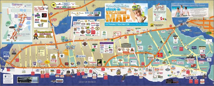 Map Of Panama City Beach Fl Map Of Panama City Beach Fl