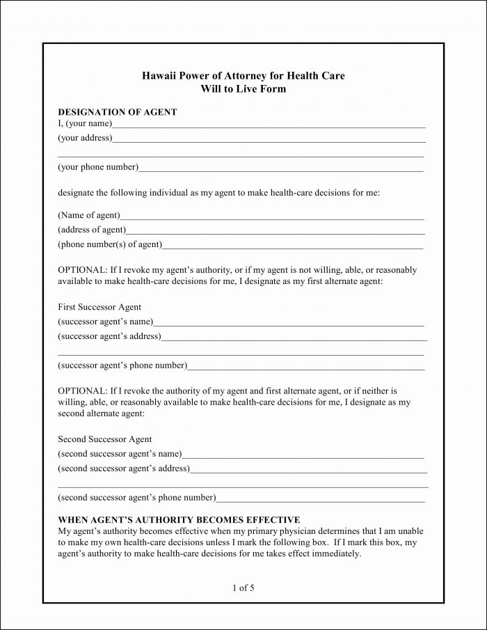 Medical Poa Form Colorado Medical Poa Form Colorado