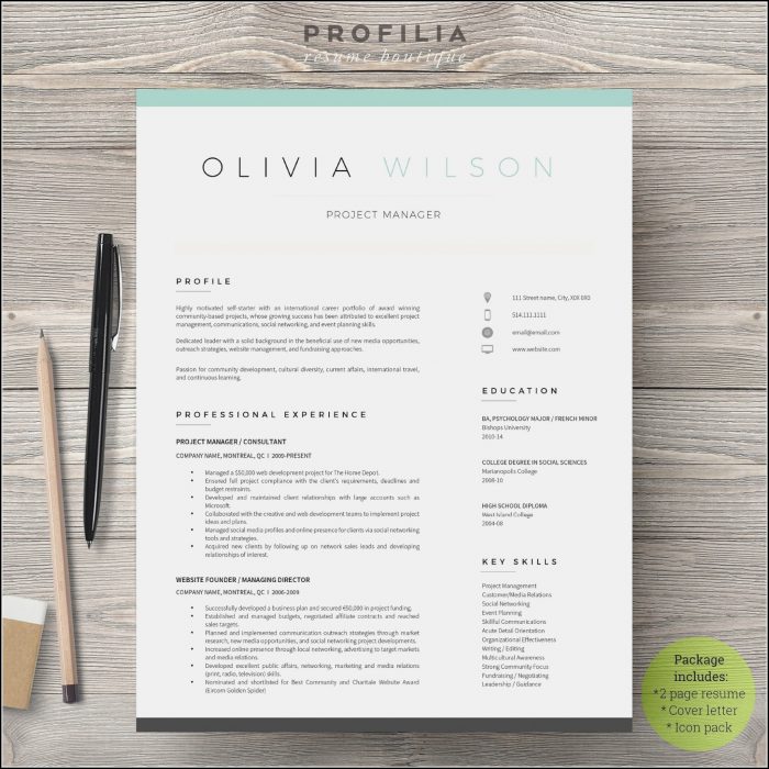 Modern Resume Template Free Word Modern Resume Template Free Word