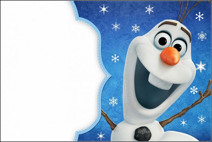Olaf Birthday Invitation Template Olaf Birthday Invitation Template