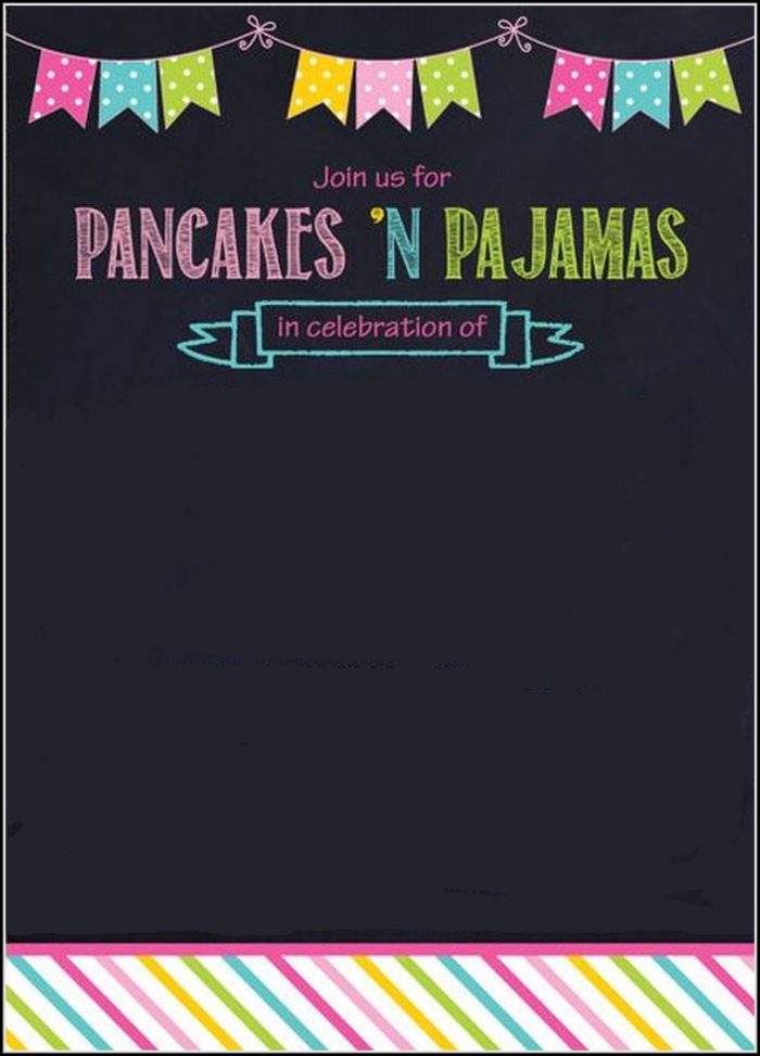 Pajama Party Invitation Template Pajama Party Invitation Template