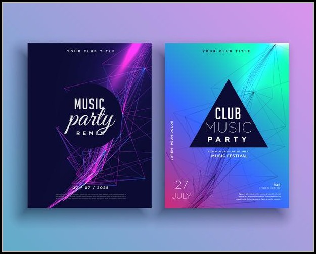 Party Invitation Poster Template Party Invitation Poster Template
