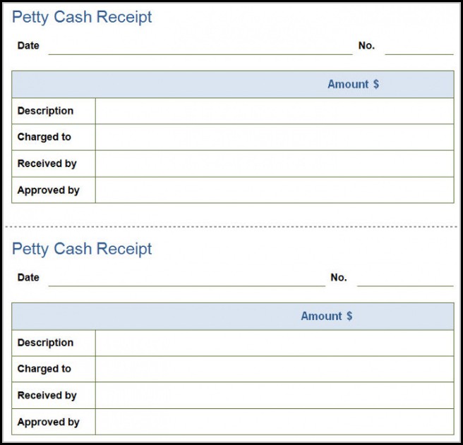 Petty Cash Invoice Template Petty Cash Invoice Template