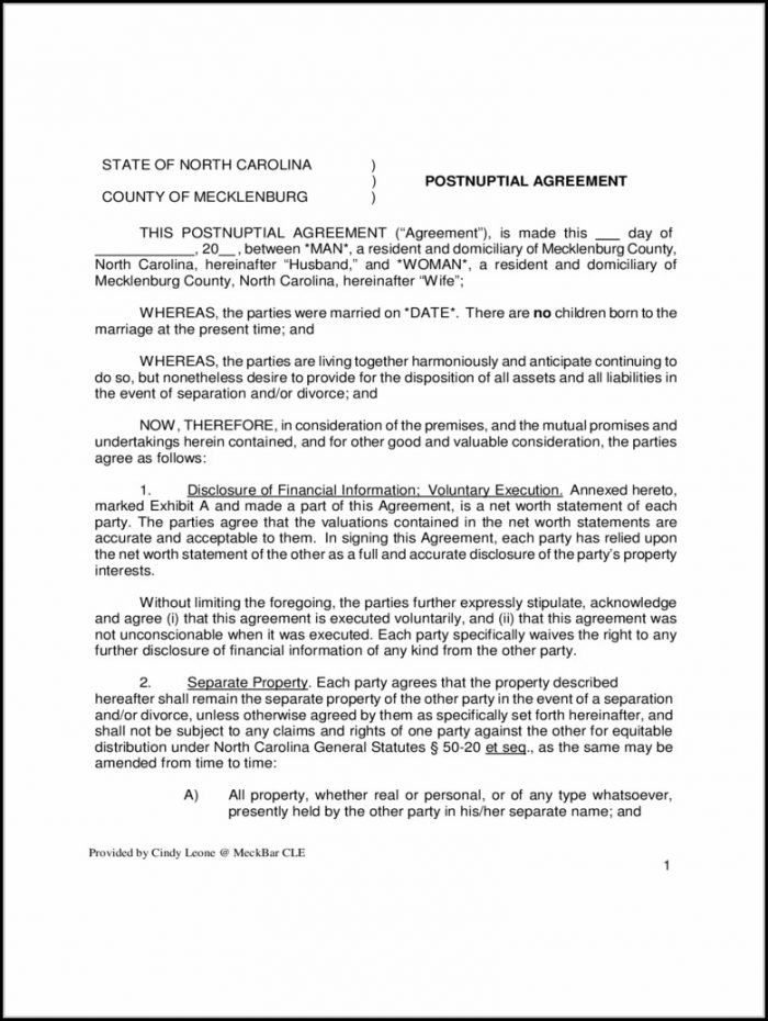 Postnuptial Agreement Form Pdf Postnuptial Agreement Form Pdf
