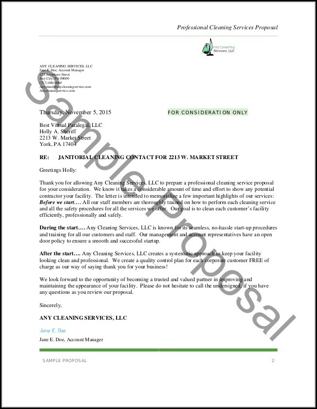 Proposal For Services Template Free Proposal For Services Template Free